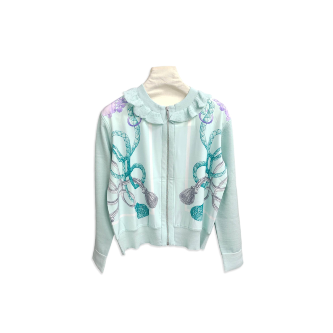 H**me5 palefroi remix long-sleeve twillaine cardigan h5h2804dl0834